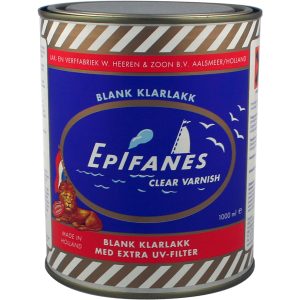 Epifanes klarlakk extra er vår bestselgende lakk til båt.