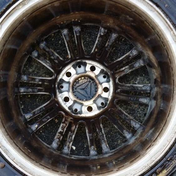 TD rent Alu. felg før