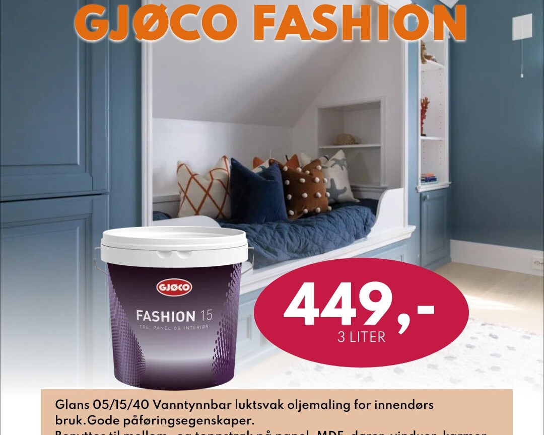 Gjøco Fashion 449,-