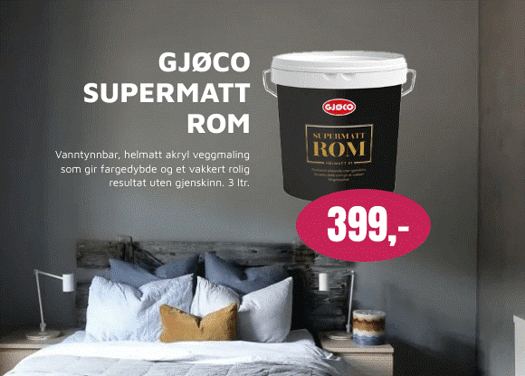 Gjöco Supermatt rom
